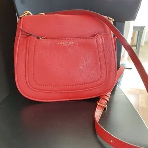 Marc Jacobs Cherry Red Empire City Crossbody Bag